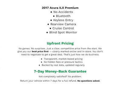 2017 Acura ILX Sedan w/Premium Pkg
