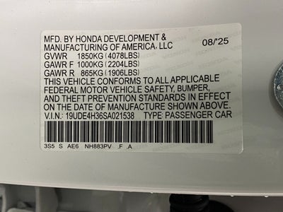 2025 Acura Integra CVT w/A-Spec Package