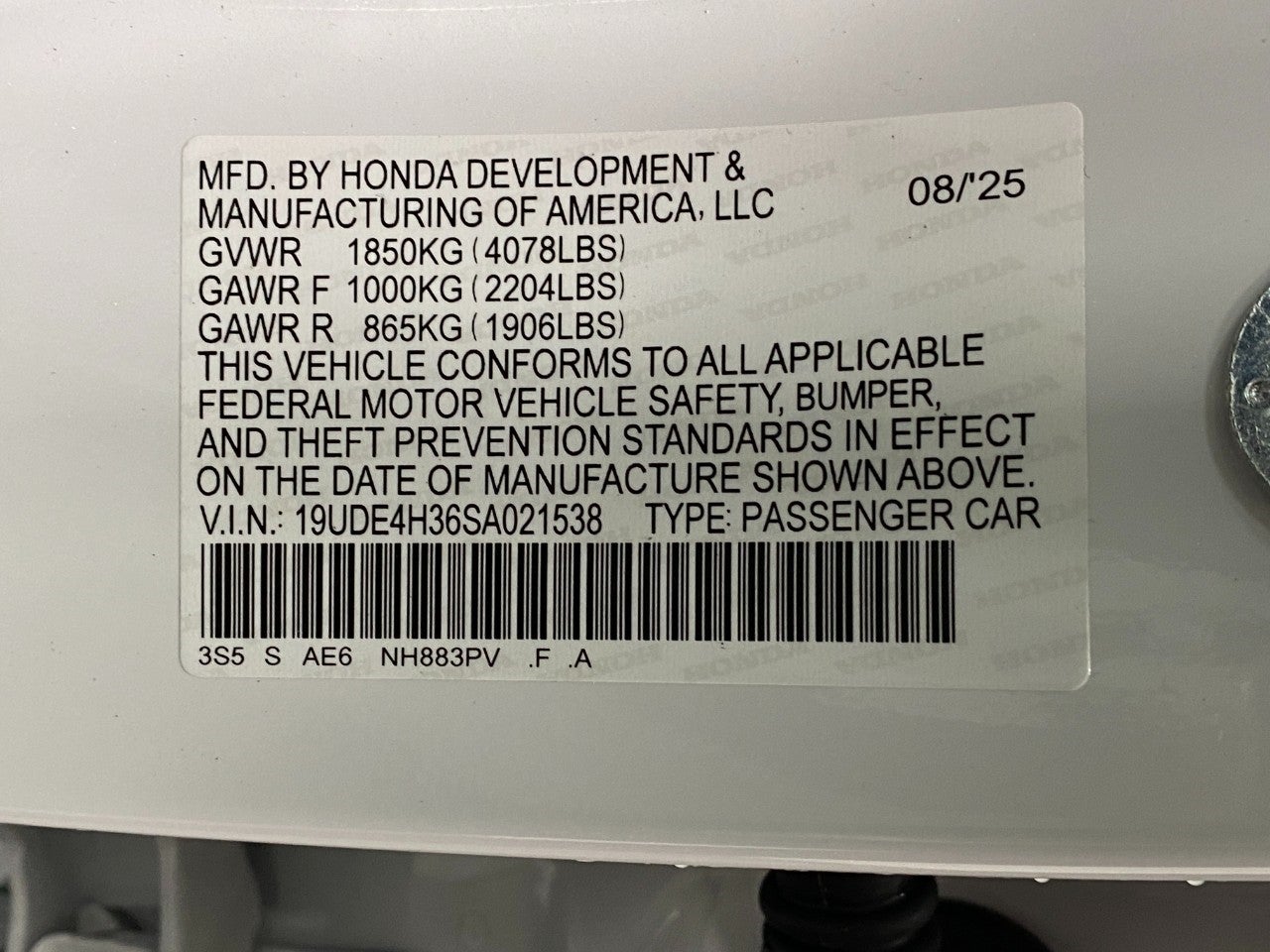 2025 Acura Integra CVT w/A-Spec Package