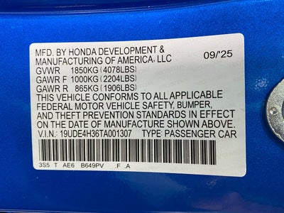 2026 Acura Integra CVT w/A-Spec Package