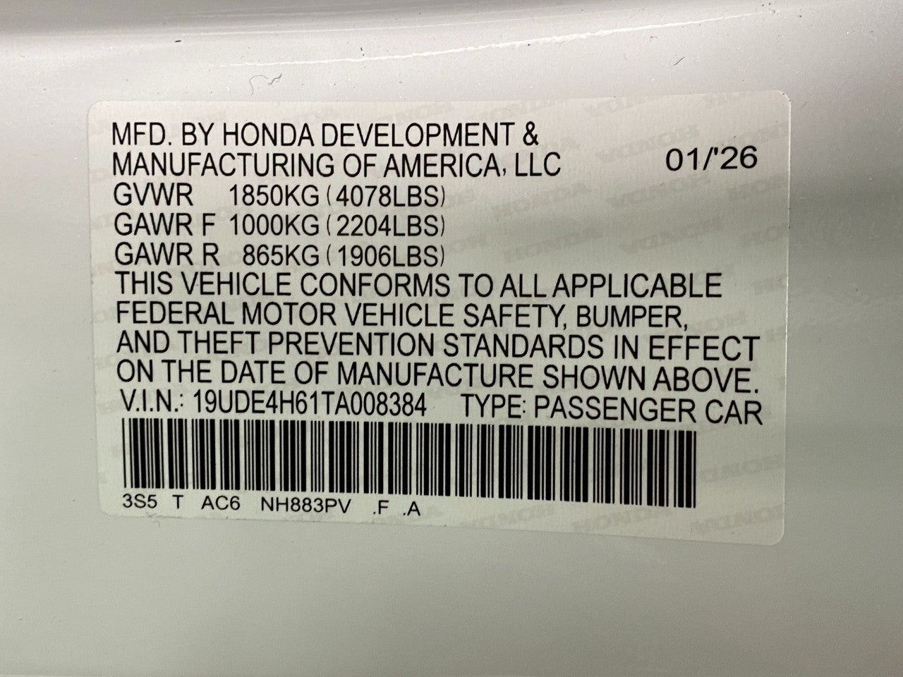 2026 Acura Integra CVT w/A-Spec Technology Package