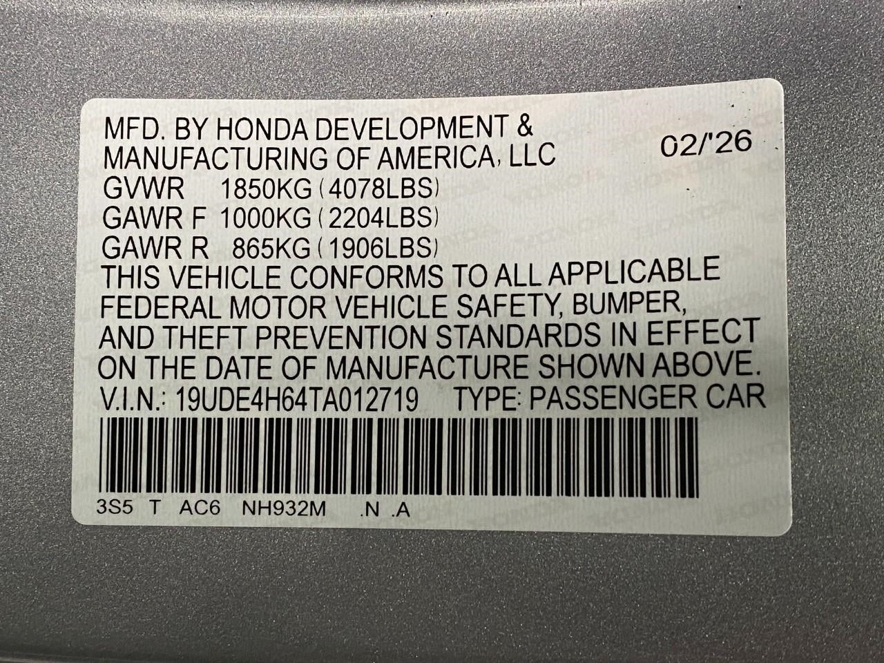 2026 Acura Integra CVT w/A-Spec Technology Package