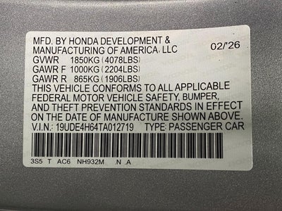 2026 Acura Integra CVT w/A-Spec Technology Package