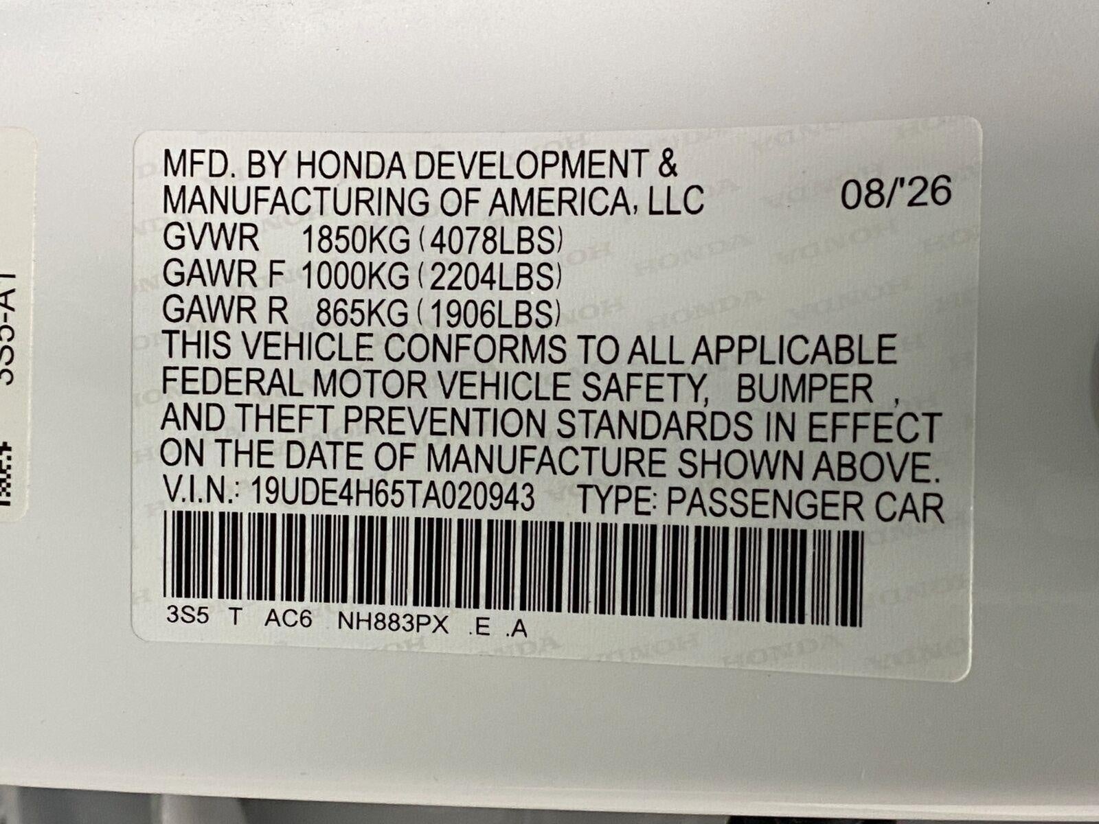 2026 Acura Integra CVT w/A-Spec Technology Package