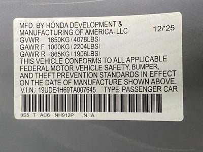 2026 Acura Integra CVT w/A-Spec Technology Package