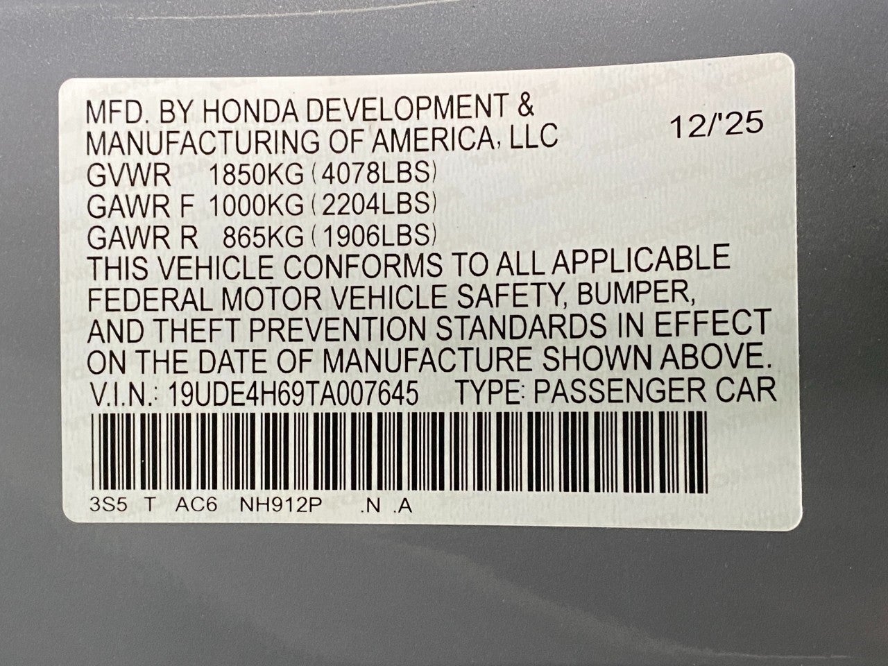 2026 Acura Integra CVT w/A-Spec Technology Package