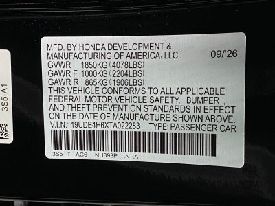 2026 Acura Integra CVT w/A-Spec Technology Package