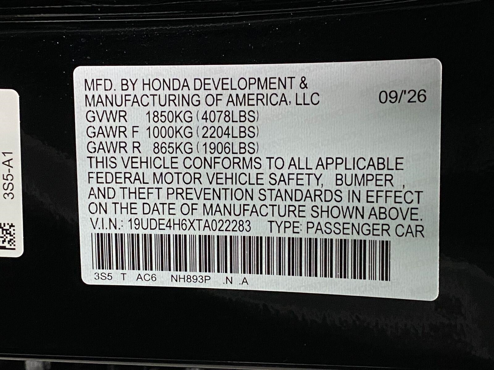 2026 Acura Integra CVT w/A-Spec Technology Package
