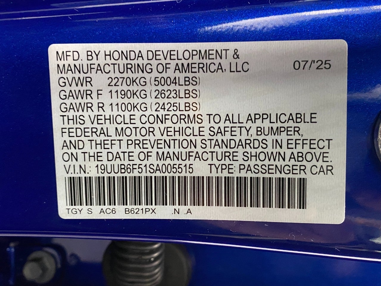 2025 Acura TLX SH-AWD w/A-Spec Package