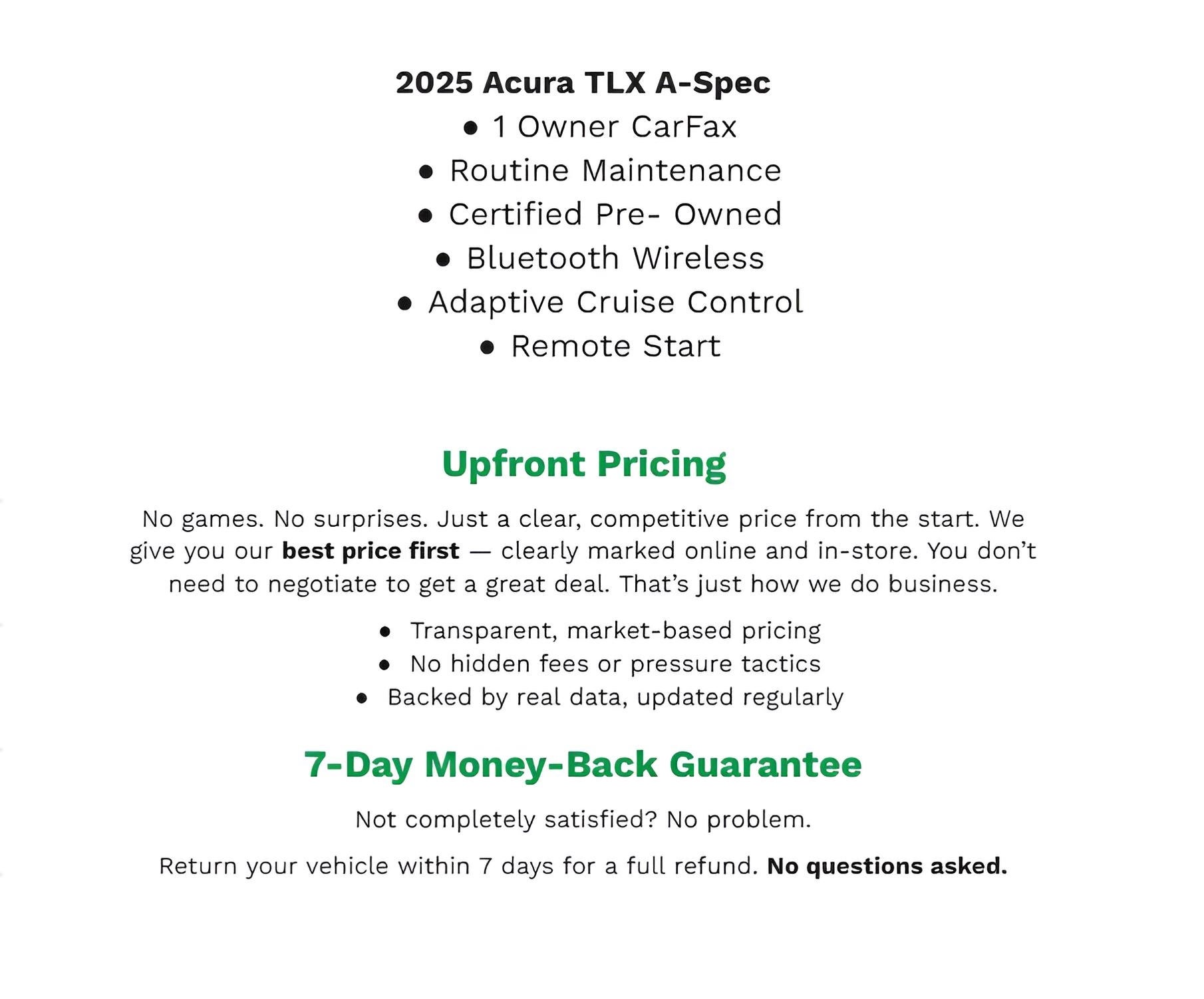 2025 Acura TLX SH-AWD w/A-Spec Package