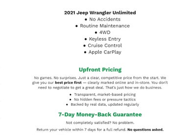 2021 Jeep WRANGLER SPORT UTILITY