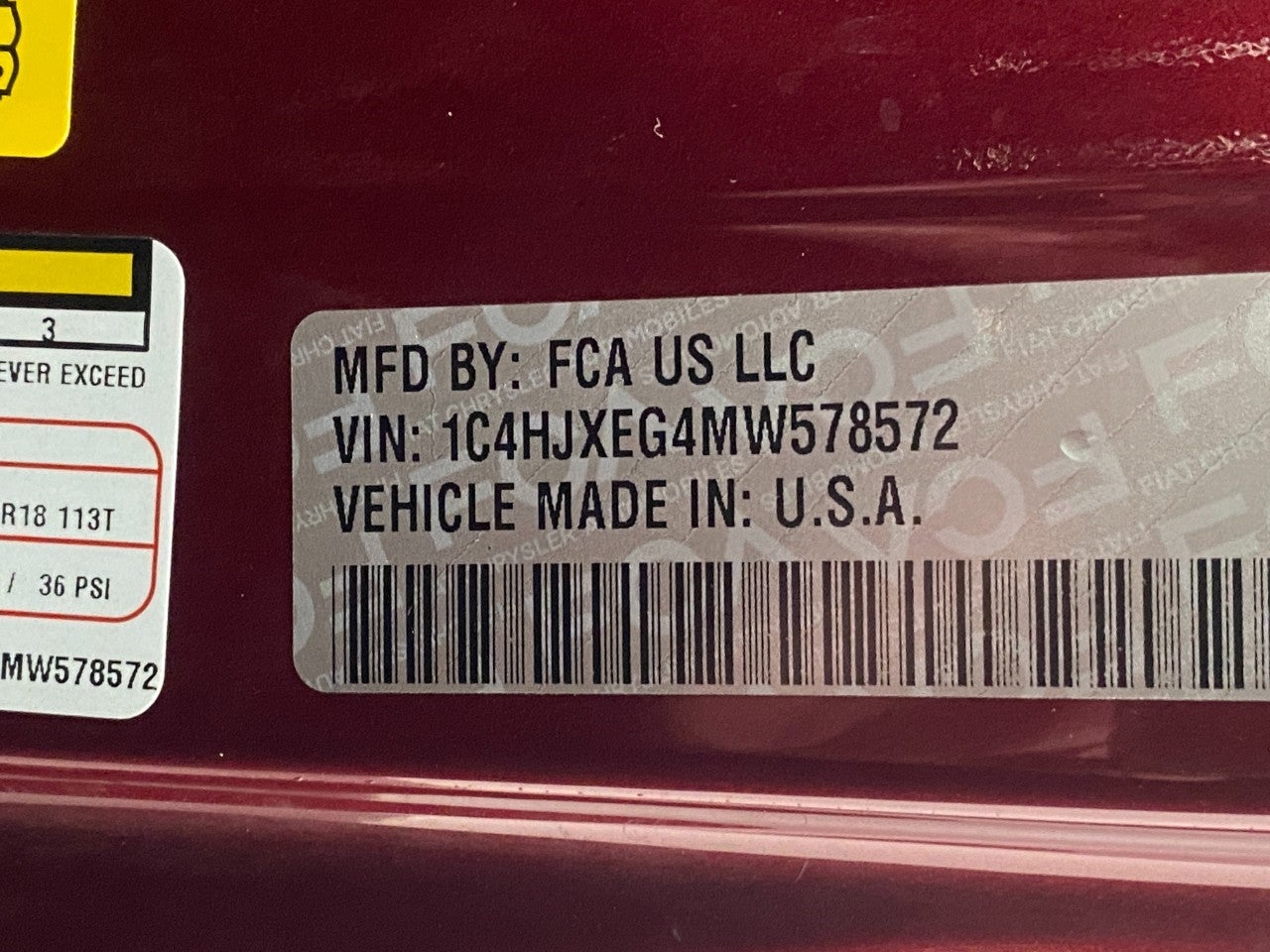 2021 Jeep WRANGLER SPORT UTILITY