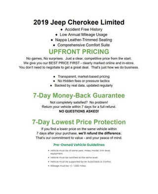 2019 Jeep Cherokee Limited 4x4