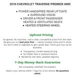 2019 Chevrolet Traverse AWD 4dr Premier w/1LZ