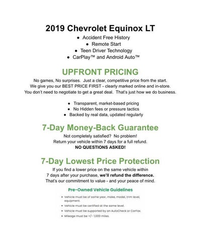 2019 Chevrolet Equinox FWD 4dr LT w/1LT