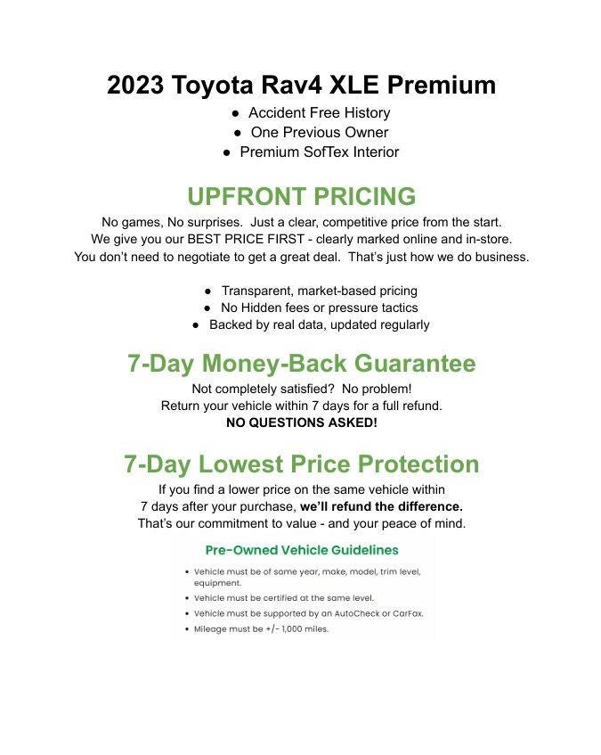 2023 Toyota RAV4 XLE Premium AWD