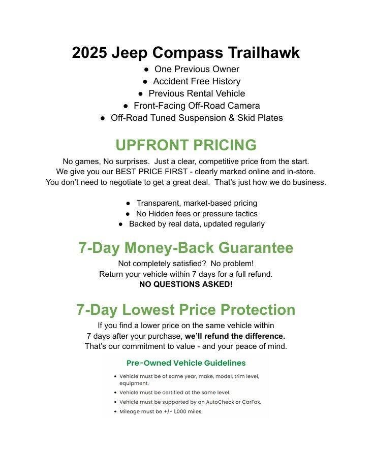 2025 Jeep Compass Trailhawk 4x4