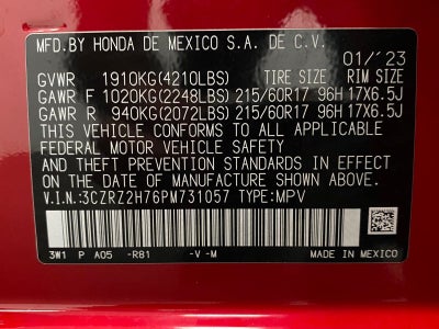 2023 Honda HR-V EX-L AWD CVT