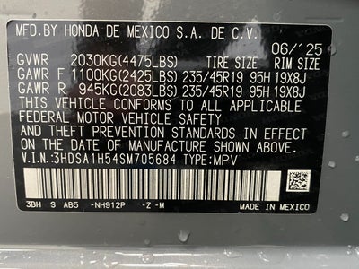 2025 Acura ADX FWD w/A-Spec Package