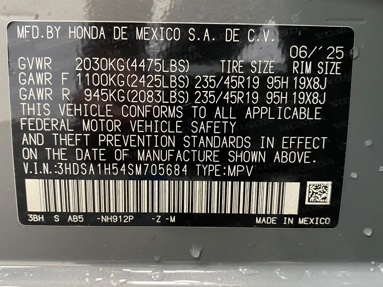 2025 Acura ADX FWD w/A-Spec Package