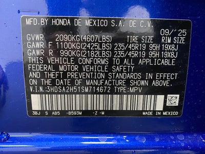 2025 Acura ADX AWD w/A-Spec Package