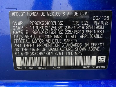 2025 Acura ADX AWD w/A-Spec Package