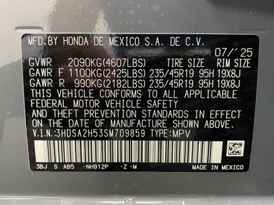 2025 Acura ADX AWD w/A-Spec Package