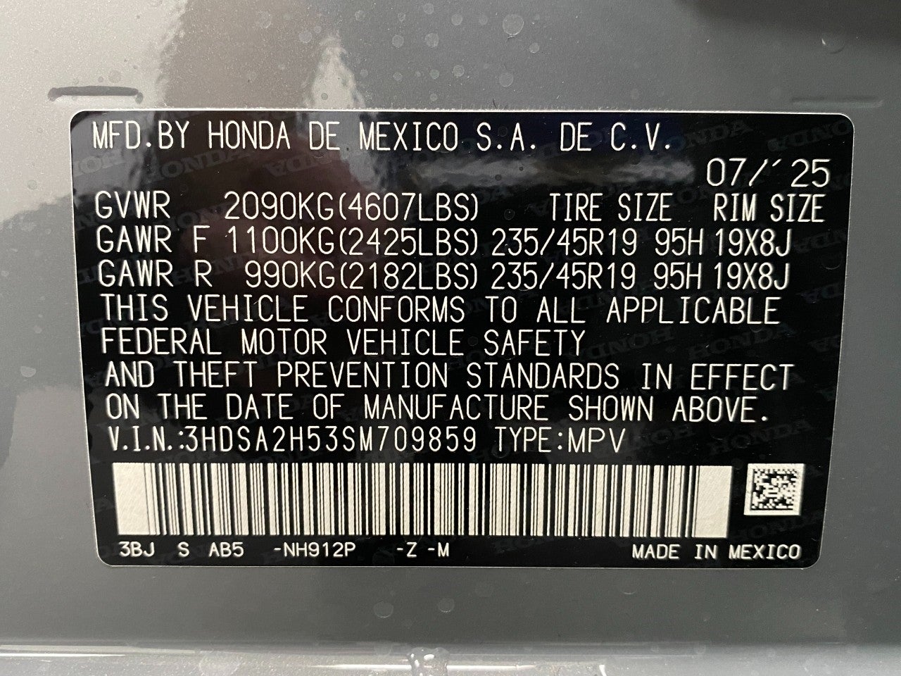 2025 Acura ADX AWD w/A-Spec Package
