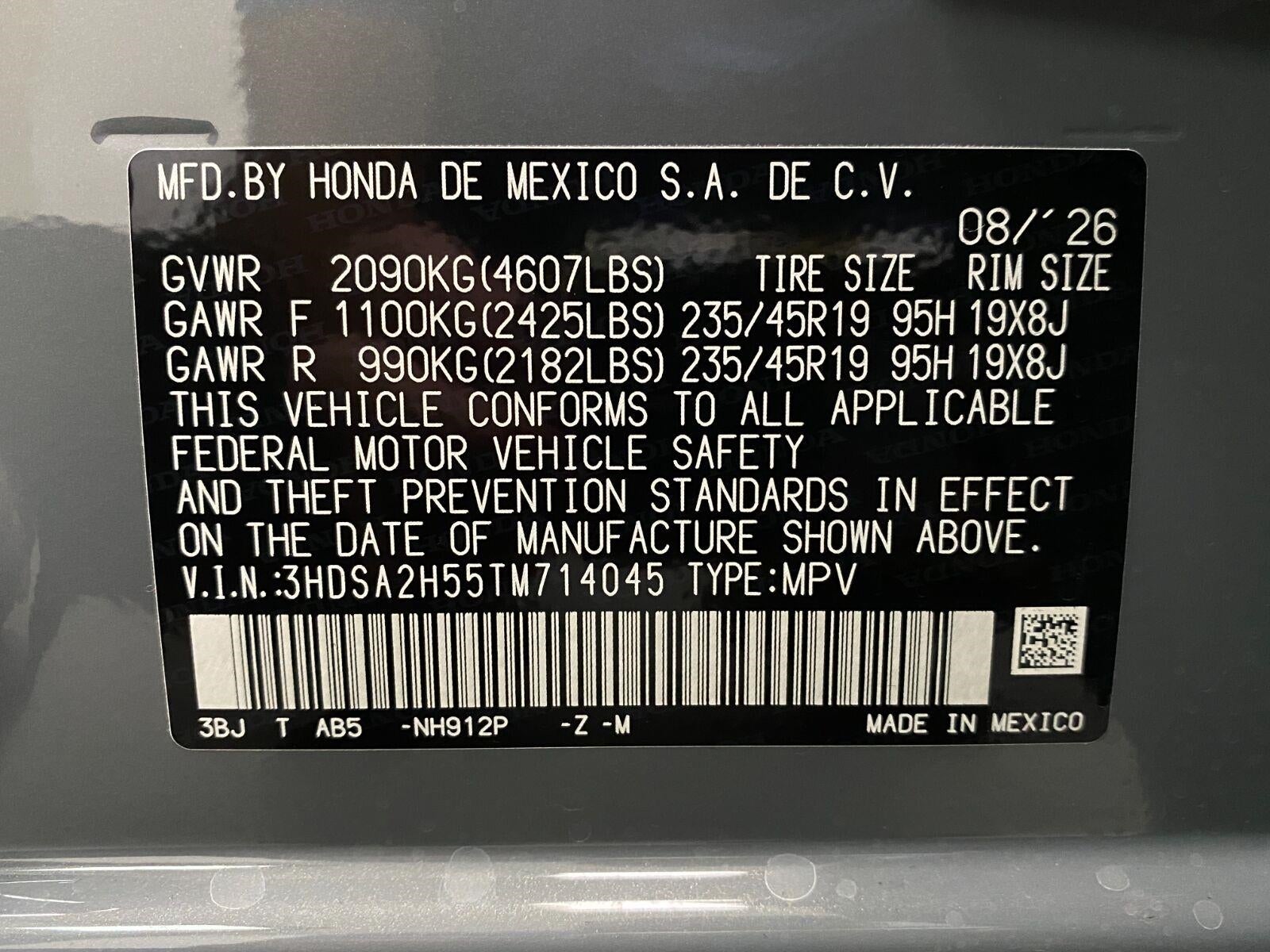 2026 Acura ADX AWD w/A-Spec Package