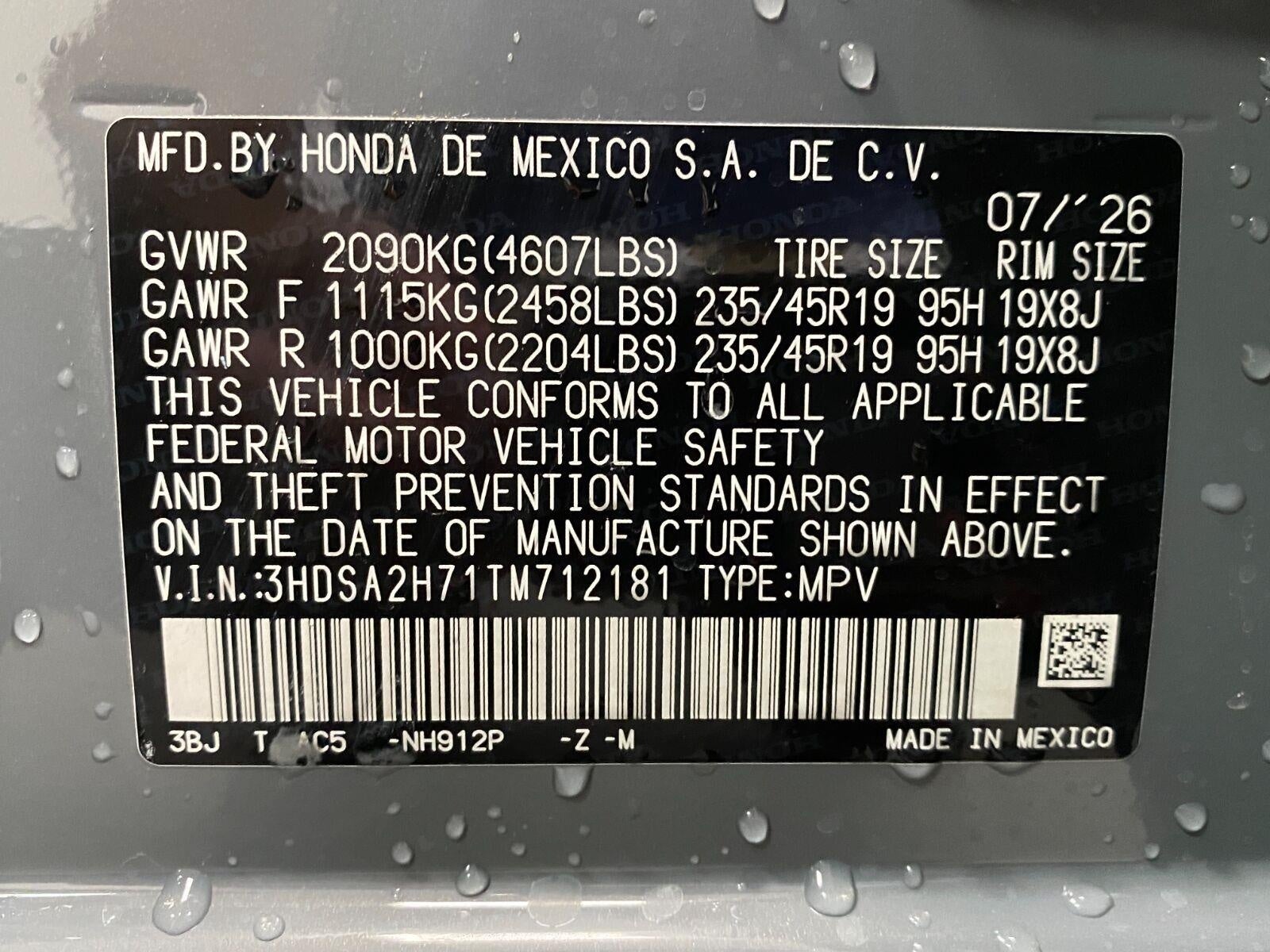 2026 Acura ADX AWD w/A-Spec Advance Package