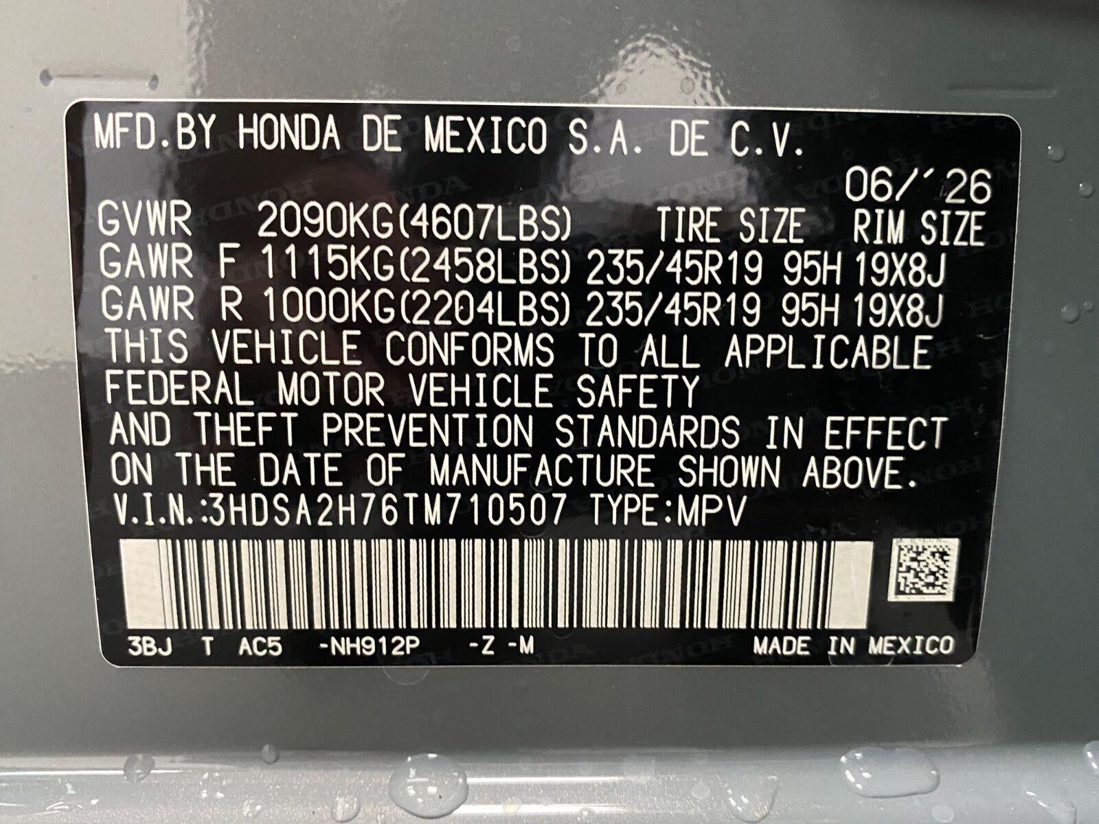 2026 Acura ADX AWD w/A-Spec Advance Package