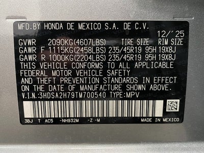 2026 Acura ADX AWD w/A-Spec Advance Package