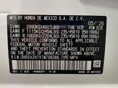 2026 Acura ADX AWD w/A-Spec Advance Package