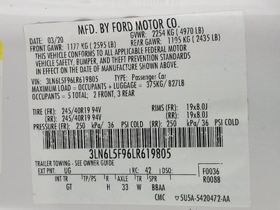 2020 Lincoln MKZ Reserve AWD