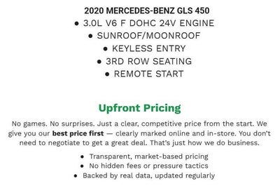 2020 Mercedes-Benz GLS GLS 450 4MATIC® SUV
