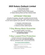 2025 Subaru Outback Limited AWD