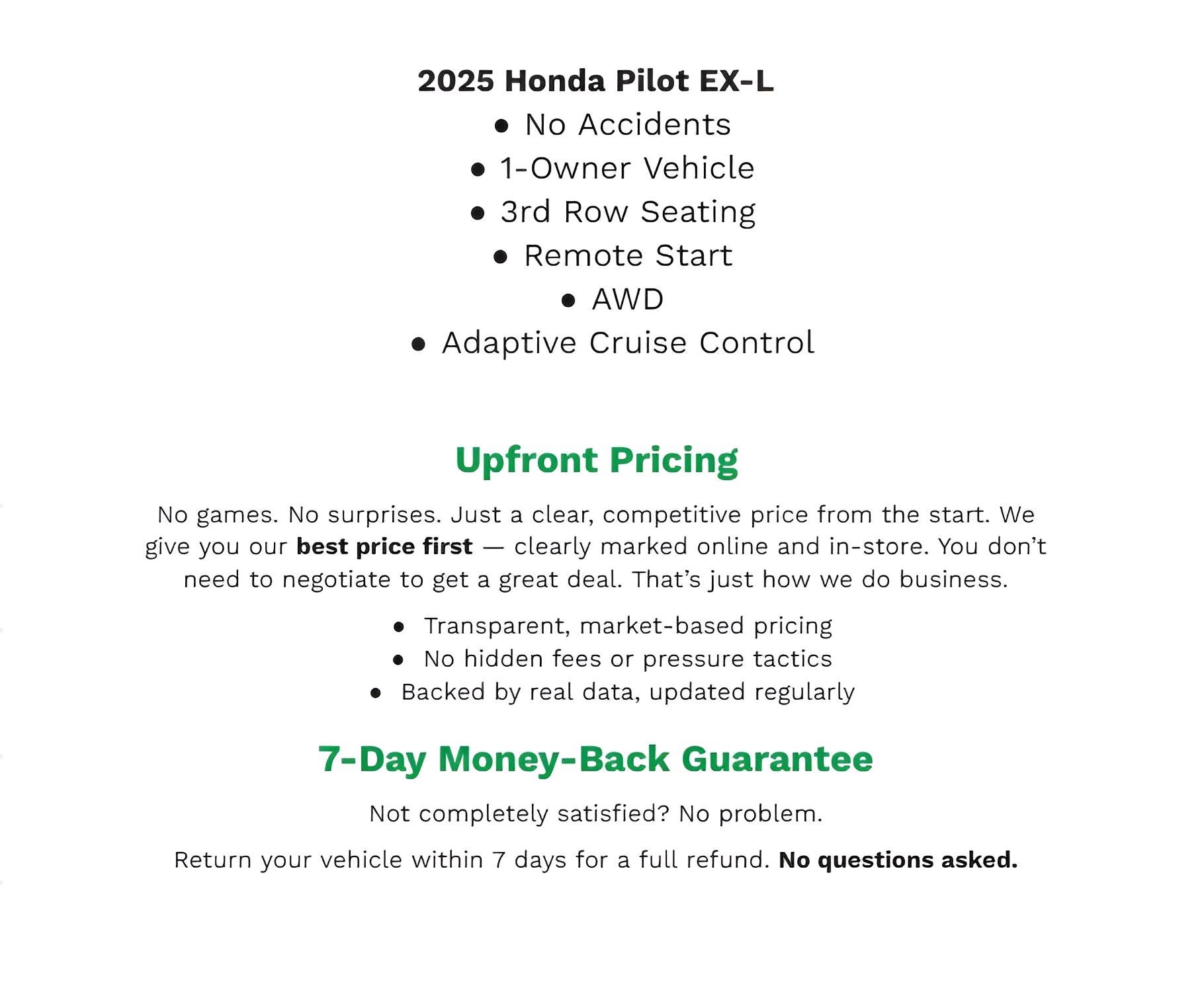 2025 Honda PILOT SPORT UTILITY