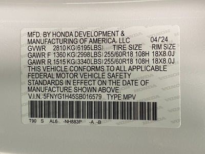 2025 Honda PILOT SPORT UTILITY