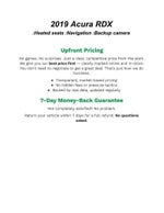 2019 Acura RDX FWD w/Technology Pkg