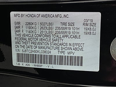 2019 Acura RDX AWD w/Technology Pkg