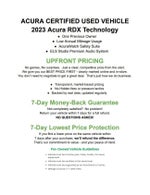 2023 Acura RDX SH-AWD w/Technology Package