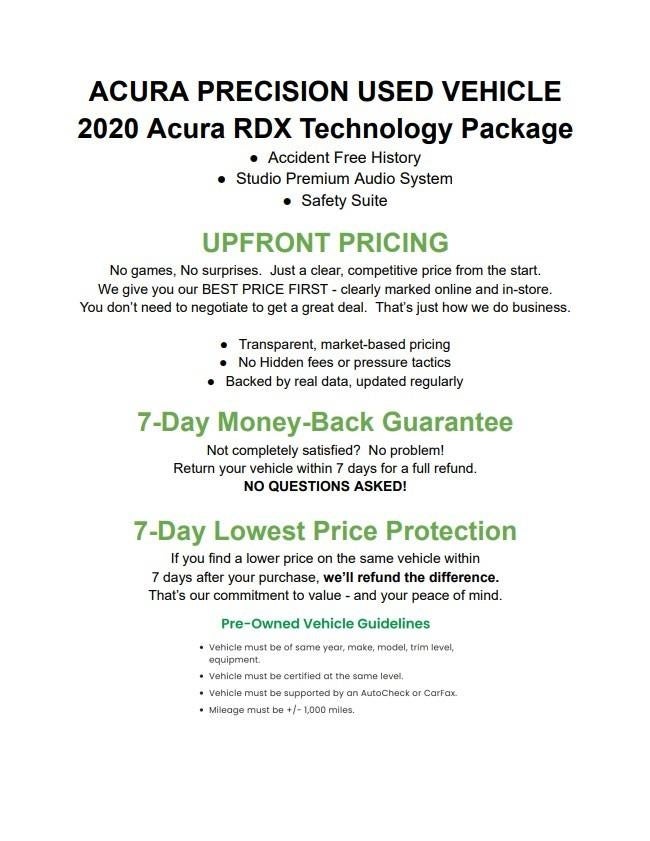 2020 Acura RDX SH-AWD w/Technology Pkg