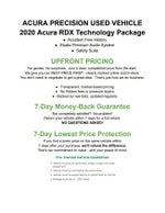 2020 Acura RDX SH-AWD w/Technology Pkg