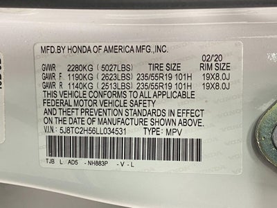 2020 Acura RDX SH-AWD w/Technology Pkg