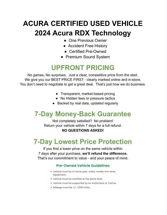 2024 Acura RDX SH-AWD w/Technology Package