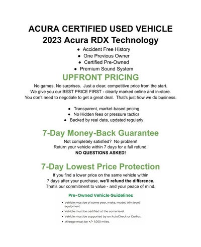 2023 Acura RDX SH-AWD w/Technology Package
