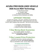 2020 Acura RDX SH-AWD w/Technology Pkg