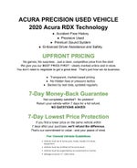 2020 Acura RDX SH-AWD w/Technology Pkg
