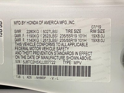 2020 Acura RDX SH-AWD w/Technology Pkg