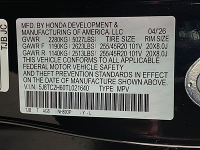 2026 Acura RDX SH-AWD w/A-Spec Package